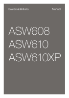 Bowers & Wilkins ASW-610-Owners-Manual